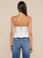 ANNA CORSET TOP - WHITE