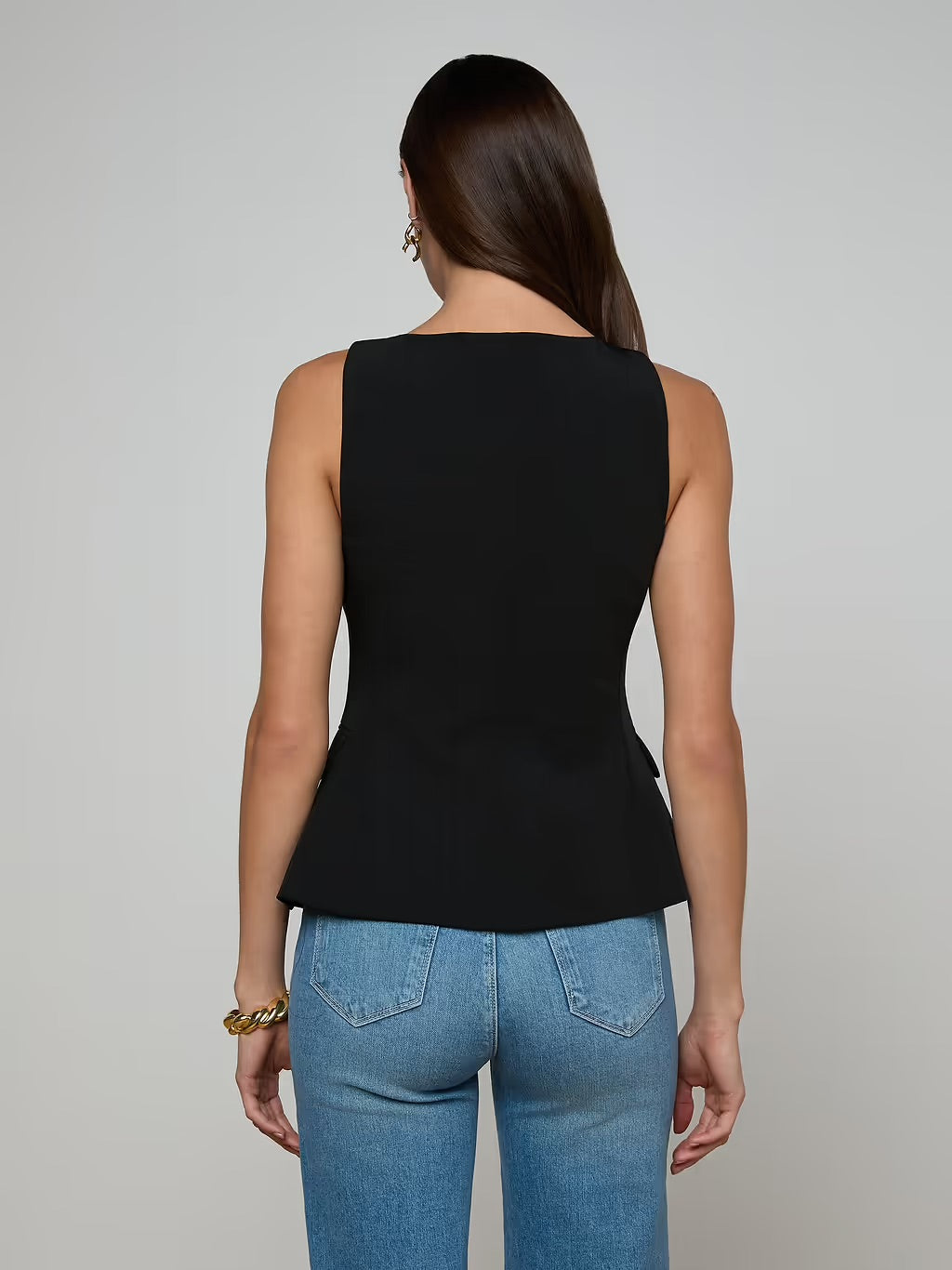 TESSA VEST - BLACK