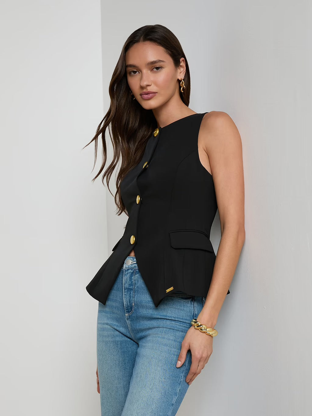 TESSA VEST - BLACK
