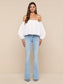 SARAI OFF-SHOULDER TOP -  WHITE