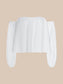 SARAI OFF-SHOULDER TOP -  WHITE