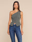 ZINNIA VEST - ASH OLIVE