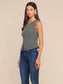 ZINNIA VEST - ASH OLIVE