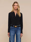 BABETTE SILK BLOUSE - BLACK