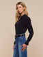 BABETTE SILK BLOUSE - BLACK
