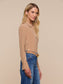 BABETTE SILK BLOUSE - DARK CAPPUCCINO