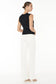 *PREORDER* TWISTED KNIT TOP - BLACK
