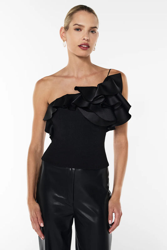 *PREORDER* ARTFUL BOUQUET BUSTIER - BLACK