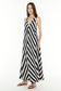 *PREORDER* NEW BEAT MAXI DRESS- BLAK/WHITE