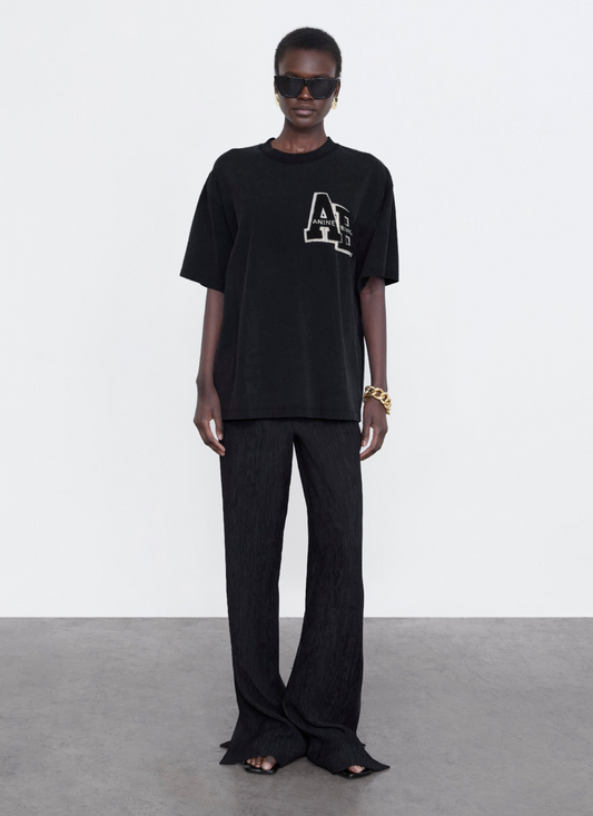 *PREORDER* LILI TEE LETTERMAN - BLACK