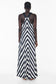 *PREORDER* NEW BEAT MAXI DRESS- BLAK/WHITE