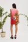 *PREORDER* INEZ MINI DRESS - PINK OMBRE