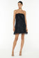COCKTAILS AT SIX MINI DRESS - BLACK