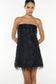 COCKTAILS AT SIX MINI DRESS - BLACK