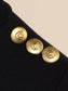 AJA TURTLENECK - BLACK/GOLD