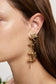 TEAM SPIRIT DAISY CRANE EARRINGS - GOLD