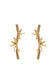 TEAM SPIRIT BAMBOO EARRINGS - GOLD