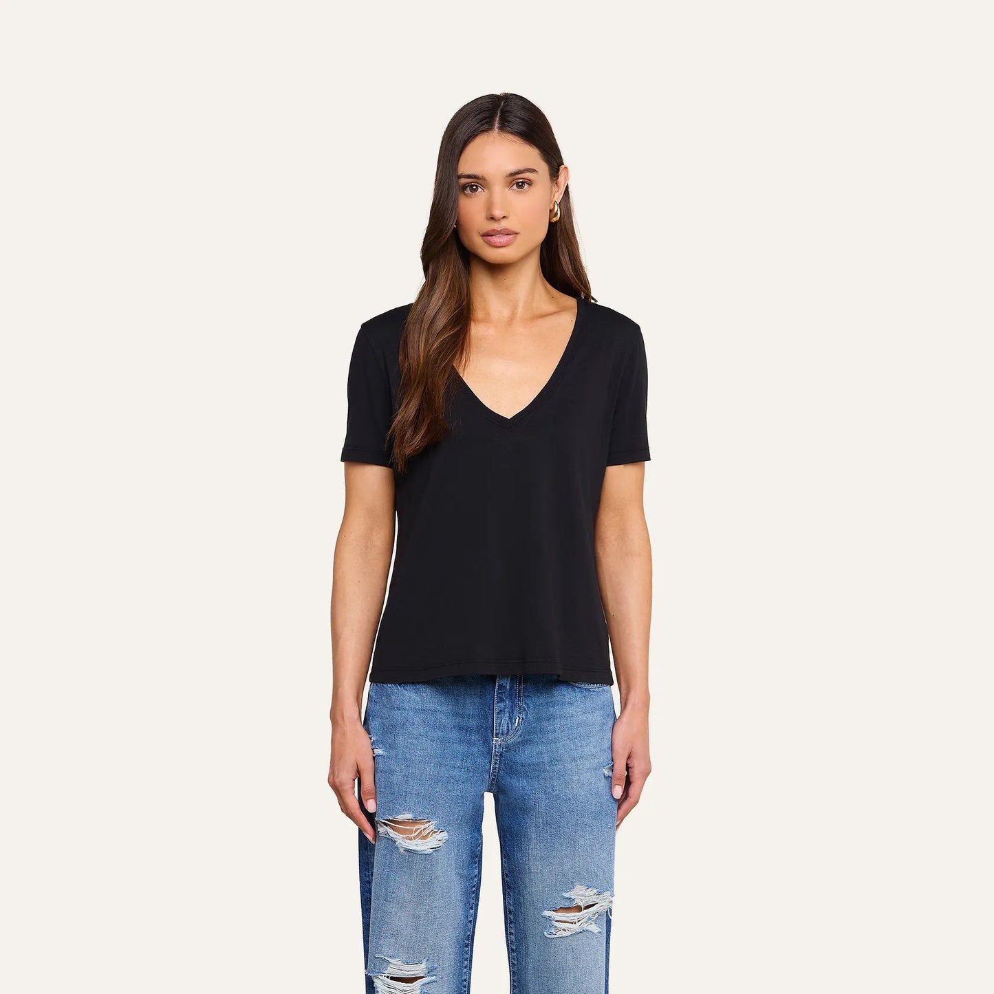 BRIANNA TEE - BLACK