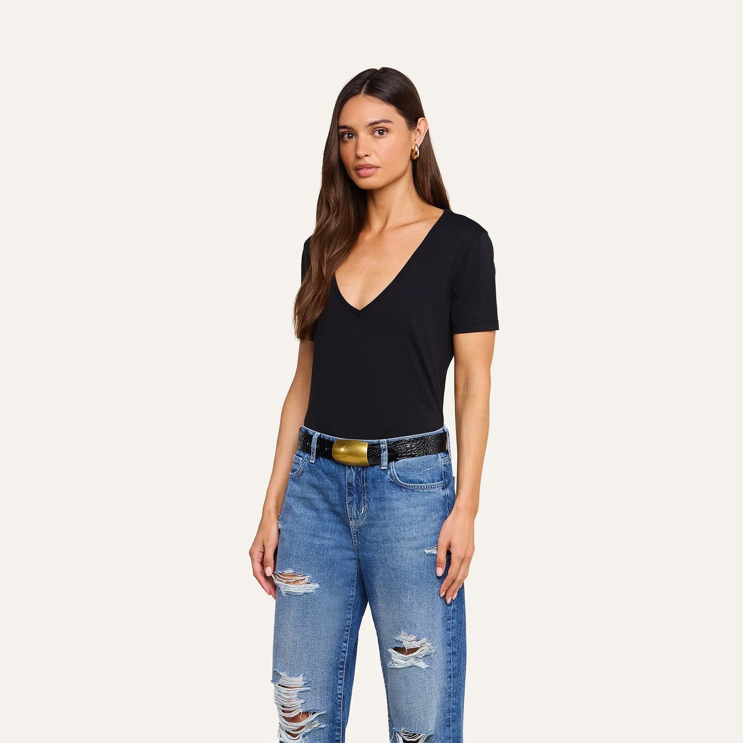 BRIANNA TEE - BLACK