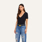 BRIANNA TEE - BLACK