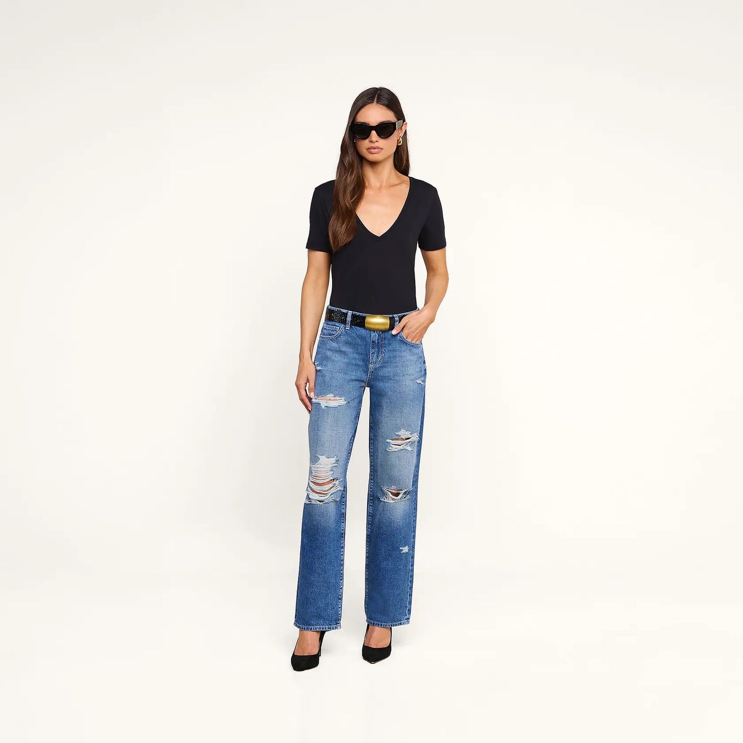 BRIANNA TEE - BLACK