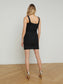 VALLI TWEED MINI DRESS - BLACK