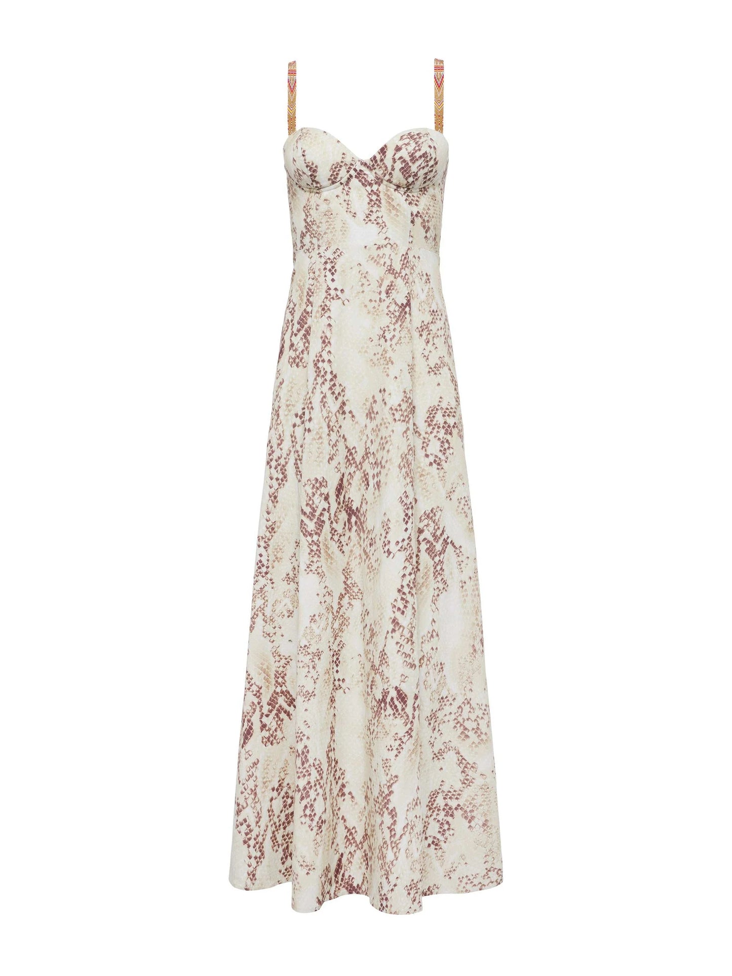 SUTTON MAXI DRESS - SAGE MULTI DESERT SNAKE
