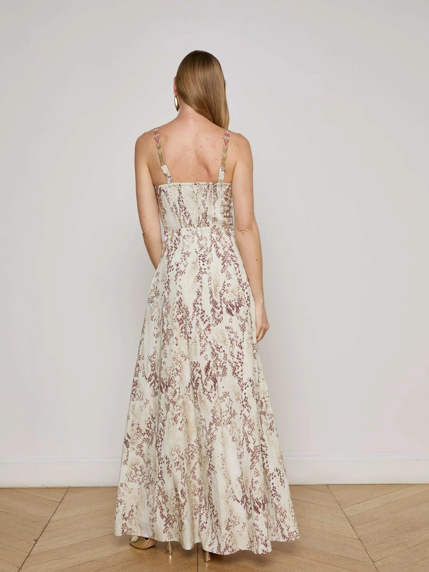 SUTTON MAXI DRESS - SAGE MULTI DESERT SNAKE
