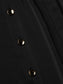 URIAH SATIN SHIRT DRESS - BLACK