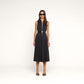 *PREORDER* KOLTON MIDI DRESS - BLACK