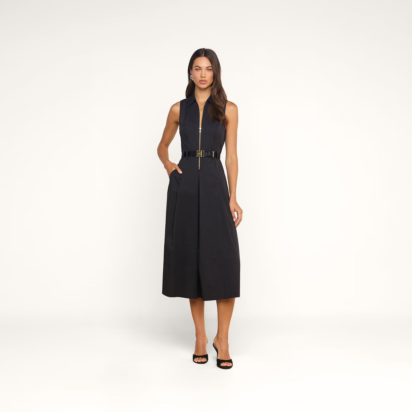 *PREORDER* KOLTON MIDI DRESS - BLACK