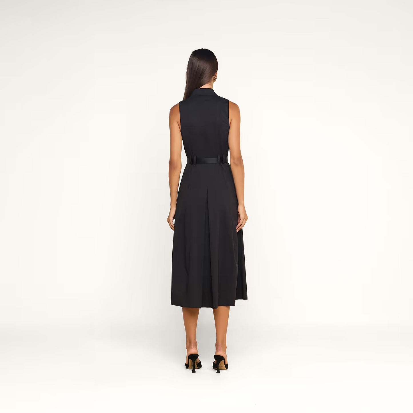 *PREORDER* KOLTON MIDI DRESS - BLACK