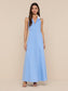 MAURIE HALTER MAXI DRSS - VISTA BLUE/WHITE