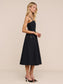 *PREORDER* AYELA MIDI DRESS - BLACK/GOLD