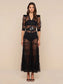 SERAPHINA LACE DRESS - BLACK
