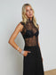 TOURS LACE TOP - BLACK