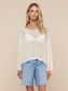 ETHAN KNIT PULLOVER - VANILLA
