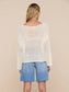 ETHAN KNIT PULLOVER - VANILLA