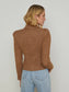 BETHANY KNIT BLAZER - DARK CAPPUCCINO/GOLD