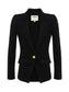 CHAMBERLAIN KNIT BLAZER BLACK/GOLD