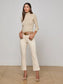 KAMDYN CROP MOCK NECK - WARM SAND/GOLD