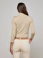 KAMDYN CROP MOCK NECK - WARM SAND/GOLD