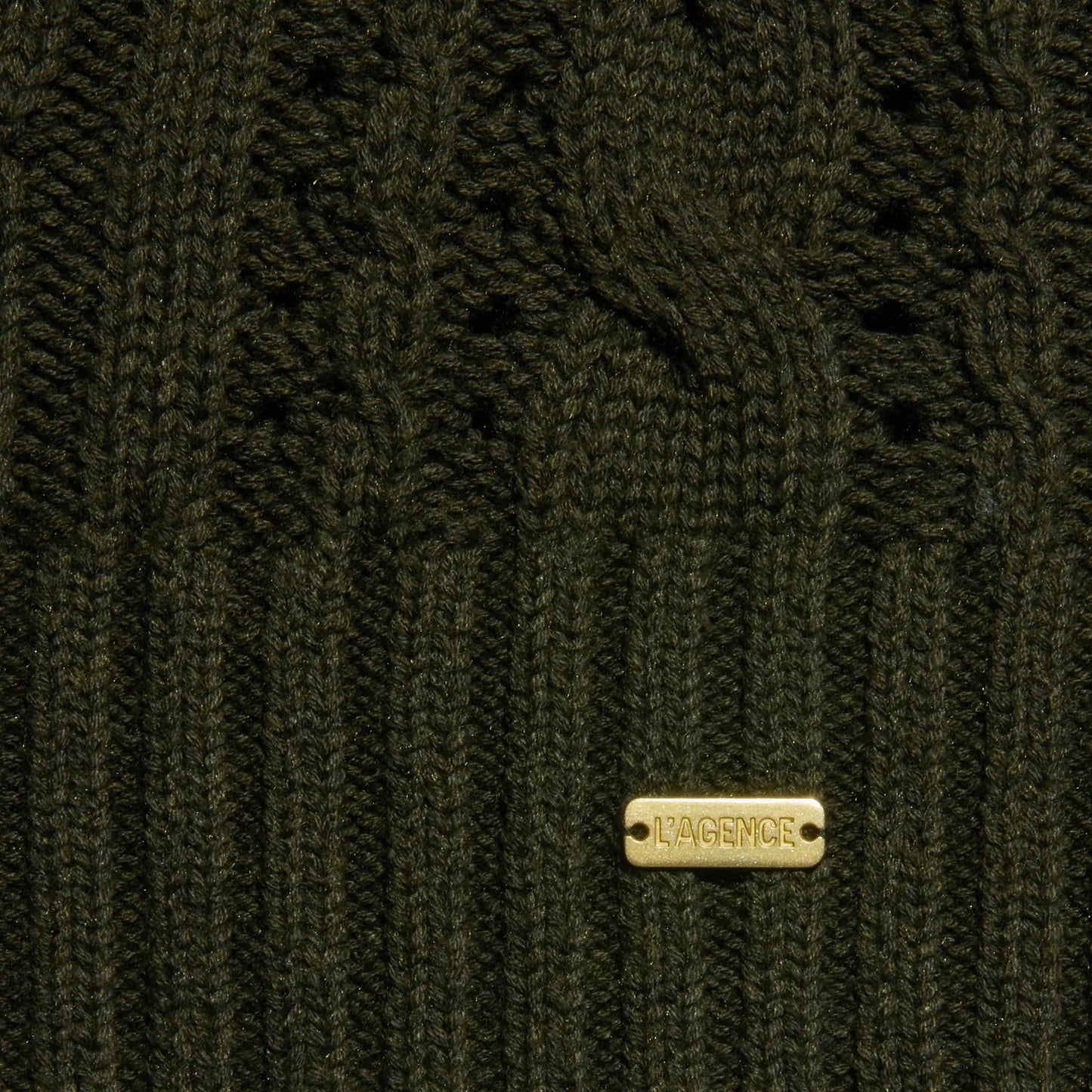 MIO CABLE CROP PULLOVER - KALAMATA
