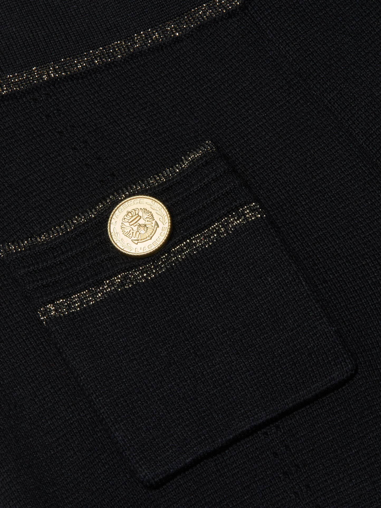 MADRID WIDE LEG KNIT PANT - BLACK