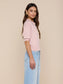 MASAKI SWEATER - NECTAR PINK/IVORY/GOLD