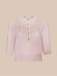 MASAKI SWEATER - NECTAR PINK/IVORY/GOLD