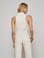 ZADIE KNIT VEST - IVORY/GOLD