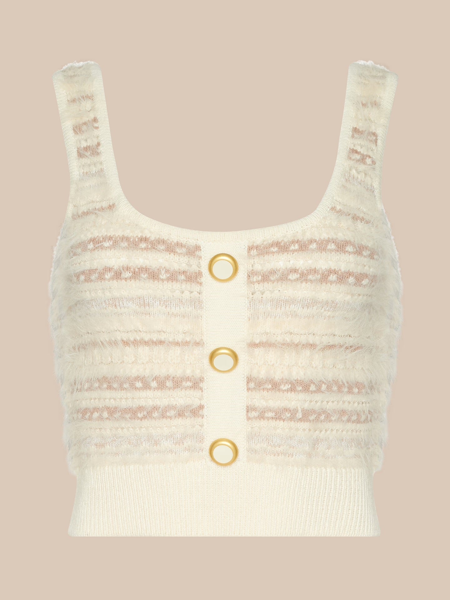 GALENE TANK - ECRU/NATURAL MULTI