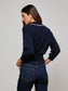 MALAKI SWEATER - MIDNIGHT/IVORY/GOLD