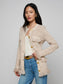 KASTORIA FRINGE CARDIGAN - NATURAL MULTI BOUCLE